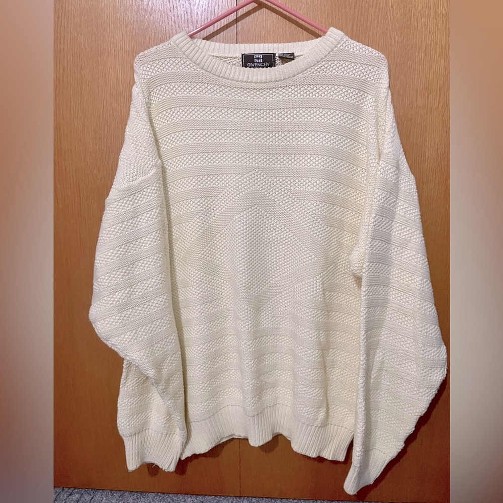 Men’s vintage Givenchy signature pattern knit